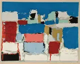 Nicolas de Staël, Mediterranee, 1952, Pochoir