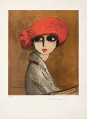 Kees van Dongen, Le Coquelicot (The Corn Poppy), Lithograph