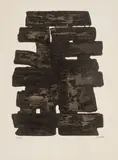 Eau-Forte XIII by Pierre Soulages, 1957, Etching, sold Oct 2011