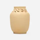 Large vase by George E. Ohr, 1898-1910, bisque earthenware, sold Sep 2023