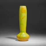 Rare, Exceptional and Large vase with California poppies by Albert R. Valentien for Valentien Pottery, 1911-13, glazed earthenware, sold Sep 2023