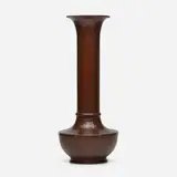 Victor Toothaker for Roycroft, American Beauty vase, model 201, c. 1915, patinated and handwrought copper