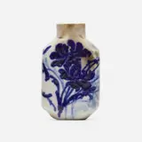 Mary Louise McLaughlin, Cabinet vase with chrysanthemums, c. 1899, glazed porcelain