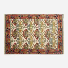 Medium pile carpet by William Morris, hand-knotted wool, sold Sep 2023
