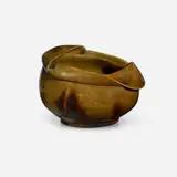 George E. Ohr, Vase, 1895-96, glazed earthenware