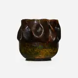 George E. Ohr, Vase, 1897-1900, glazed earthenware