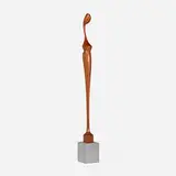 Joël Urruty, Swan Lady, 2011, mahogany, lacquer, cast concrete
