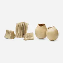 Christian Burchard, Collection of five works, 2006-2012, Madrone burl