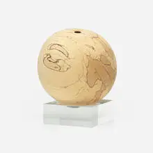 Small Sphere by David Ellsworth, 2010, spalted maple, sold Jul 2023