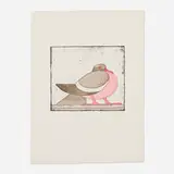 François-Xavier Lalanne, Le Pigeon, 2004, engraving and aquatint in colors