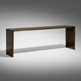 Thad Hayes, Unique console table, c. 2010, bronze