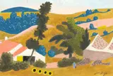 Jean Hugo, Le Larzac, gouache