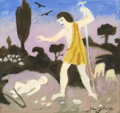 Jean Hugo, Oedipe découvert sur le Cithéron, to be sold with two others works in gouache by the same artist.(3)