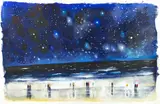 David Breuer-Weil, 'Pacific Night', oil on canvas