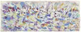 Jean René Bazaine, Marée haute à midi, 1967, Aquarell, Gouache und Farbkreiden auf Arches-Velin (mit dem Prägesstempel Véritable papier d’Arches)