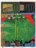 King Kong by Friedensreich Hundertwasser, 1968, Farbserigraphie auf leichtem Karton, sold May 2011