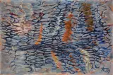 Hann Trier, Strömung I, 1959, Öl auf Leinwand