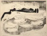 Schneeschmelze by Rolf Nesch, 1934, Metall- und Prägedruck auf Velin, sold May 2013