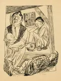 Max Beckmann, Die Nacht, 1922, Lithographie auf imitiertem Japan