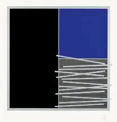 Caroni by Jesús Rafael Soto, 1971, Original-Kunststoffkassette mit 8 Farbserigraphien, jeweils auf leichtem glatten Karton, sold Jun 2012