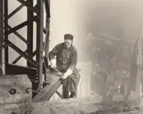 Lewis Hine, Old-time steel worker on Empire State building