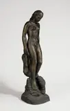 Josef Thorak, Weiblicher Akt - Badende. Mitte 1930er Jahre, Bronze mit dunkelbrauner Patina. Höhe: 71 cm (28 in.)