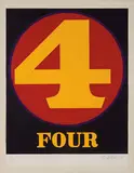 Robert Indiana, Four (from Numbers), 1968, Serigraph