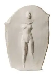 Robert Graham, Untitled, c. 1975, Porcelain relief in acrylic case