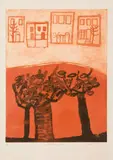 Helena Markson, Hampstead Pond, c. 1965, Etching