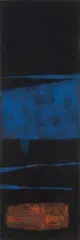 J. Fendell, Strata, c. 1955-65, Oil pastel on paper