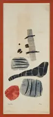 J. Fendell, Science Symbols Oriental Feeling, c. 1955-65, Ink on paper