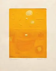 Bruce Conner, Landscape, 1955, Embossed etching