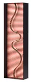 Julio Le Parc, Forme en Contorsion sur Trames Rouges, 1968, Boxed kinetic multiple with motorized aluminum motif