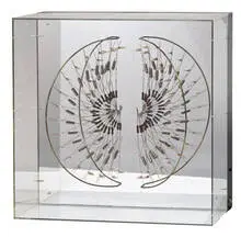 Lee Dworkin, Reflection II, 1973, Metal with bulbs