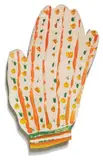 Astrid Preston, Untitled (painted hand), 1980, Enamel paint on honeycombed aluminum