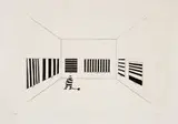 Maris Bishofs, Untitled (Cartoon), 1975, Screenprint