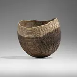 Pascal Oudet, Large Black Bowl 518, 2016, oak, pigment