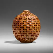 J. Paul Fennell, Untitled (from the Basketweave series), 2004, carob