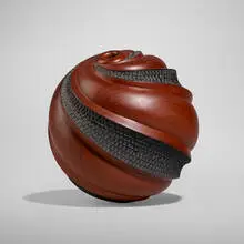 Twisted #4280 by Avelino Samuel, 2017, carved and painted mahogany, sold Jul 2023