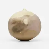 Untitled by Toshiko Takaezu, c. 1968, glazed porcelain, sold May 2023