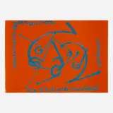 Claire Falkenstein, Untitled, screenprint in colors