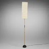 Isamu Noguchi, Akari light sculpture, model BB3-70XL, washi paper, bamboo, enameled cast iron, enameled steel