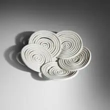 Samos centerpiece, model C by Enzo Mari, 1973, glazed porcelain, sold Oct 2025