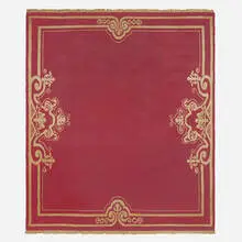 Medium pile carpet from Gramercy Park Hotel, New York by Julian Schnabel, 2006, hand-knotted wool, sold Oct 2025