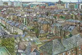 Melissa Scott-Miller, 'View of Islington, with the Arsenal stadium in the distance', oil on canvas