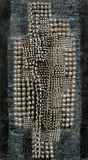 Osa David Gerry Partridge, 'Coniguration on blue', nails on board