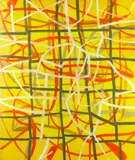 Maurice Cockrill R.A., 'Yellow Grid', 1998, oil on canvas