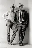 Paul Newman und Lee Marvin in Kostümen des Films „Pocket Money“, Tucson, Arizona by Terry O'Neill, 1972, Späterer Silbergelatineabzug, sold Nov 2009