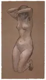 Julio González, Nu à genoux de face