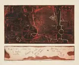 Fiorenzo Giorgi, Comet & Invitation (2), 1950, Intaglio print & etching